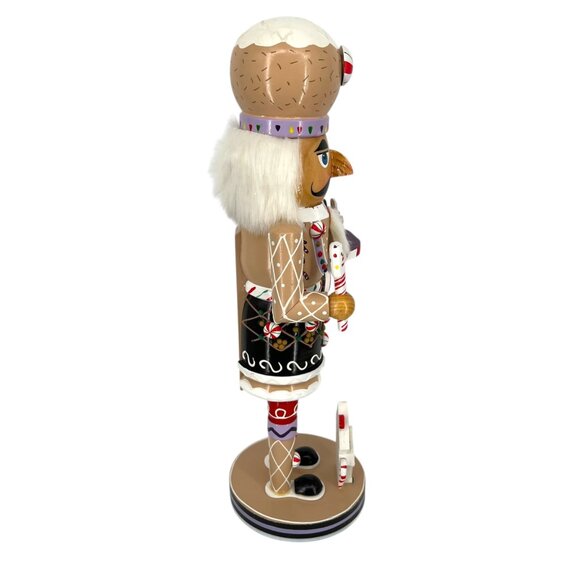 Kurt S. Adler Gingerbread 16" Nutcracker Candy Cane Gingerbread Details NIB - Picture 8 of 15